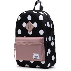 Herschel Heritage Rygsæk Youth Polka Dot Black And White/ash Rose 9l One size Sort