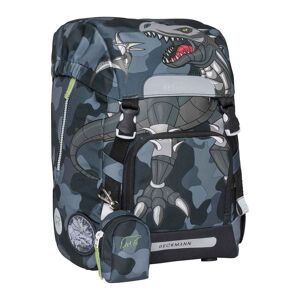 Beckmann Skoletaske 22l Camo Rex One size Sort