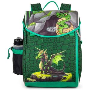 Jeva Intermediate Skoletaske Dragon Draco One size Green