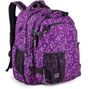 Jeva Supreme Skoletaske 30l Mosaik One size Lilla