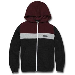 Volcom Single Stone Division Zip Hættetrøje M. Lynlås Sort S: 8-10 år Sort