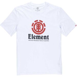 Element Vertical Optic Kortærmet T-Shirt Børn Hvid S: 8-10 år Hvid