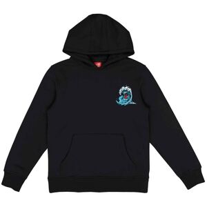 Santa Cruz Youth Screaming Wave Hood Black S: 8-10 år Sort