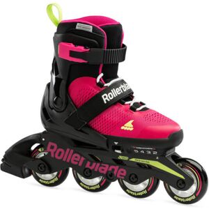 Rollerblade Microblade Inline Rulleskøjte Pink/lime 33-36.5 Pink