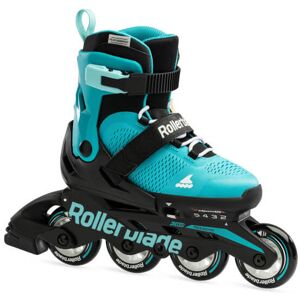 Rollerblade Microblade Inline Rulleskøjte Aqua/sort 28-32 Blå