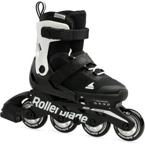 Rollerblade Microblade Inline Rulleskøjte - Sort/hvid 33-36.5 Black/White