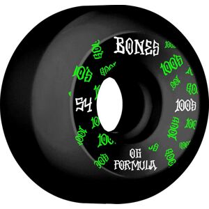 Bones Hjul Bones Wheels Skateboard 100 54mm 100a Black V5 Sidecut 4-Pak 54mm Sort