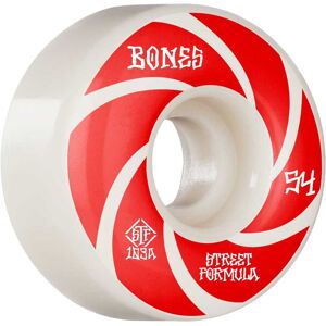 Bones Hjul Bones Wheels Skateboard Hjul Patterns Stf 103a 54mm White V1 Standard 4-Pak 54mm Rød