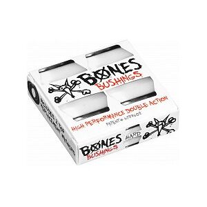 Bones Hjul Bones Bushing Hard White/black Pack 96a One size Hvid