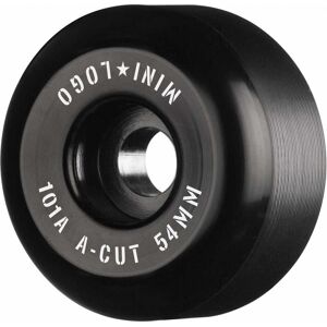 Mini Logo Skateboard Hjul A-Cut 54mm 101a Black 4-Pak 54mm Sort