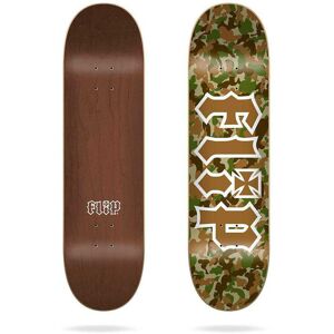 Flip Skateboard Deck Team Combat Brown 8.0 X 31.5 8