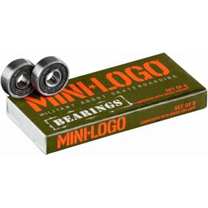 Mini Logo Skateboard Kuglelejer Series 3 8mm - 8-Pak One size Sort