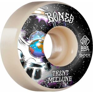 Bones Hjul Bones Wheels Pro Stf Skateboard Hjul Trent Mcclung Unknown 54mm V1 Standard 99a 4-Pak 54mm Hvid