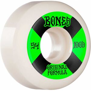 Bones Hjul Bones Wheels Og Formula Skateboard Hjul 100 54 Mm V5 Sidecut 4pk White 54mm Hvid