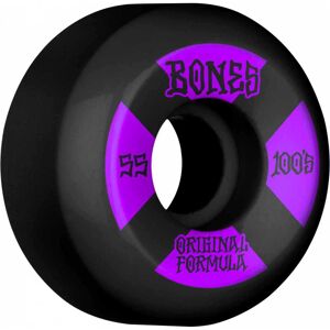 Bones Hjul Bones Wheels Og Formula Skateboard Wheels 100 55mm V5 Sidecut 4pk Black 55mm Sort