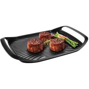 Tescoma Grillpande 42 x 28 cm med riller og 2 termiske zoner - Billig fragt