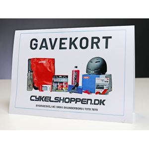 Print-Selv Cykelshoppen.Dk Gavekort, 450 Dkk