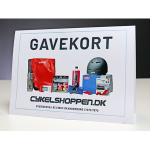 Print-Selv Cykelshoppen.Dk Gavekort, 1500 Dkk