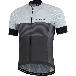 Rogelli Boost Cykeltrøje, Black/white, 3xl - Mand - Grå / Sort