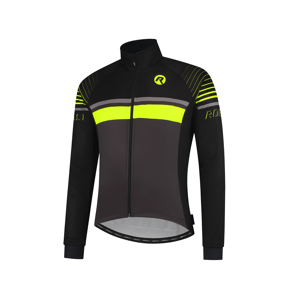 Rogelli Hero Vinterjakke, Grey/black/fluor, Xxl - Mand - Grå / Sort