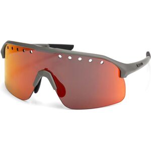 Rogelli Ventro Polarized Cykelbriller, Grey/bordeaux - Mand - Grå