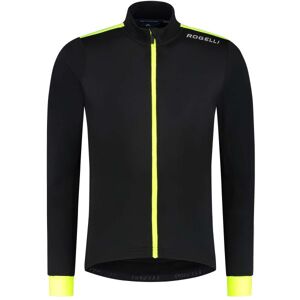 Rogelli Core Overgangsjakke, Black/fluor, 5xl - Mand - Gul / Sort