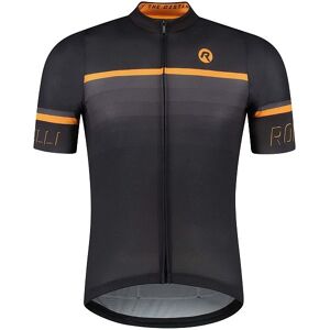 Rogelli Hero 2 Cykeltrøje, Black/orange, 4xl - Mand - Orange / Sort