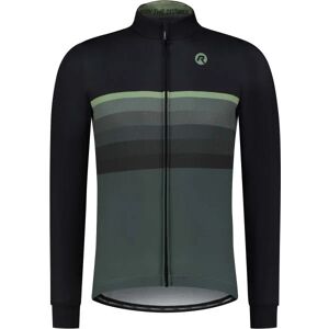 Rogelli Hero Ii Ls Cykeltrøje, Green/black, 3xl - Mand - Grøn / Sort