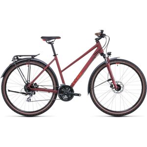 Cube Nature Allroad Red - Damecykel - 2022, 46cm - Rød - Dame