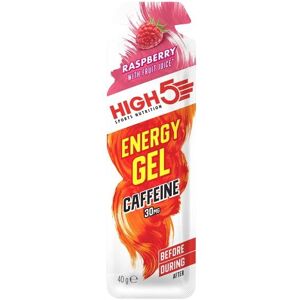 High5 Hindbær Caffeine Energygel, 40gr