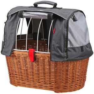 Klickfix Racktime Doggy Plus Hundekurv, Max 8 Kg - Grå / Brun