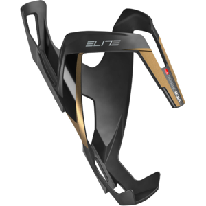 Elite Vico Carbon Flaskeholder, Black/gold - Gul / Sort