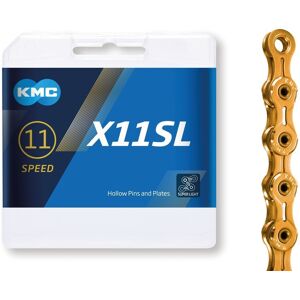 Kmc X11 Super Light Gold 11-Speed Kæde, 118 Link - Guld