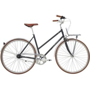 Raleigh Yate Cargo 3g Grey - Damecykel - 2023, 56cm - Med Frontlad - Grå - Dame