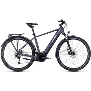 Cube Touring Hybrid One 500 Grey - Elcykel - 2023, 54cm - Grå - Herre Elcykel