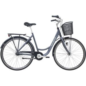 Winther Shopping Society Grey - Damecykel - 2023, 48cm M. Kurv - Grå - Dame