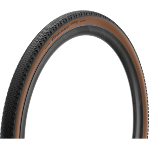 Pirelli Cinturato Gravel Hard Classic Foldedæk, 700x50c - Sort / Brun