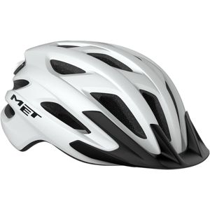 Met Crossover Cykelhjelm, Matt White, Onesize (52-59 Cm) - Hvid - Cykelhjelm Voksen