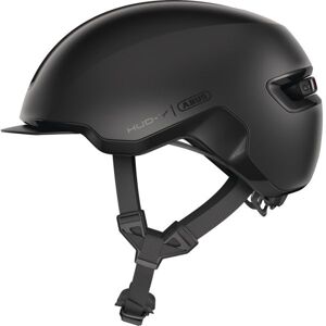 Abus Hud-Y Cykelhjelm, Velvet Black, L/57-61cm - Sort - Cykelhjelm Voksen