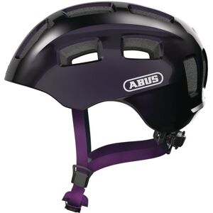 Abus Youn-I 2.0 Cykelhjelm, Black Violet, S/48-54cm - Lilla - Cykelhjelm Børn