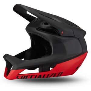 Specialized Gambit Mips Fullface Hjelm, Vivid Red/carbon, L/59-63cm - Rød / Sort - Bmx Hjelm