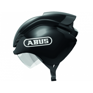 Abus Gamechanger Triatlon Hjelm, Shiny Black, S/51-55cm - Sort - Cykelhjelm Racer -