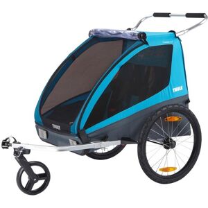 Thule Coaster Xt Cykelvogn, Black/blue - Blå / Sort