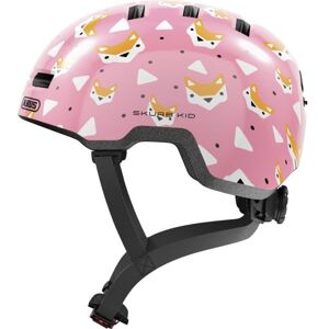 Abus Skurb Kid Cykelhjelm, Rose Foxes, M/50-55cm - Lyserød - Cykelhjelm Børn