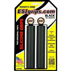 ESI Grips Esi Racers Edge Cykelhåndtag, Black - Sort