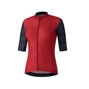 Shimano Yuri Dame Cykeltrøje, Red, Large - Dame - Rød