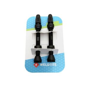 Weldtite Tubelessventiler, 55mm - Sort