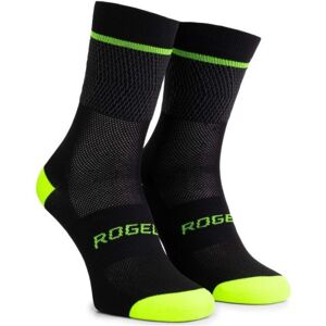 Rogelli Hero 2 Strømper, Black/fluor, 44-47 - Mand - Gul / Sort