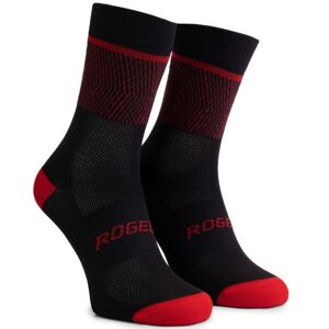 Rogelli Hero 2 Strømper, Black/red, 36-39 - Mand - Rød / Sort