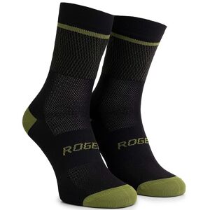 Rogelli Hero 2 Strømper, Black/green, 36-39 - Mand - Grøn / Sort